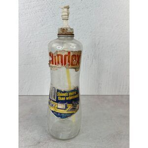 Vintage Windex‎ Glass Cleaner Bottle 20 Fl. Oz. Movie Pop